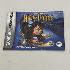 2001 Nintendo Game Boy Advance Harry Potter And The Sorcerer’s Stone Manual Only